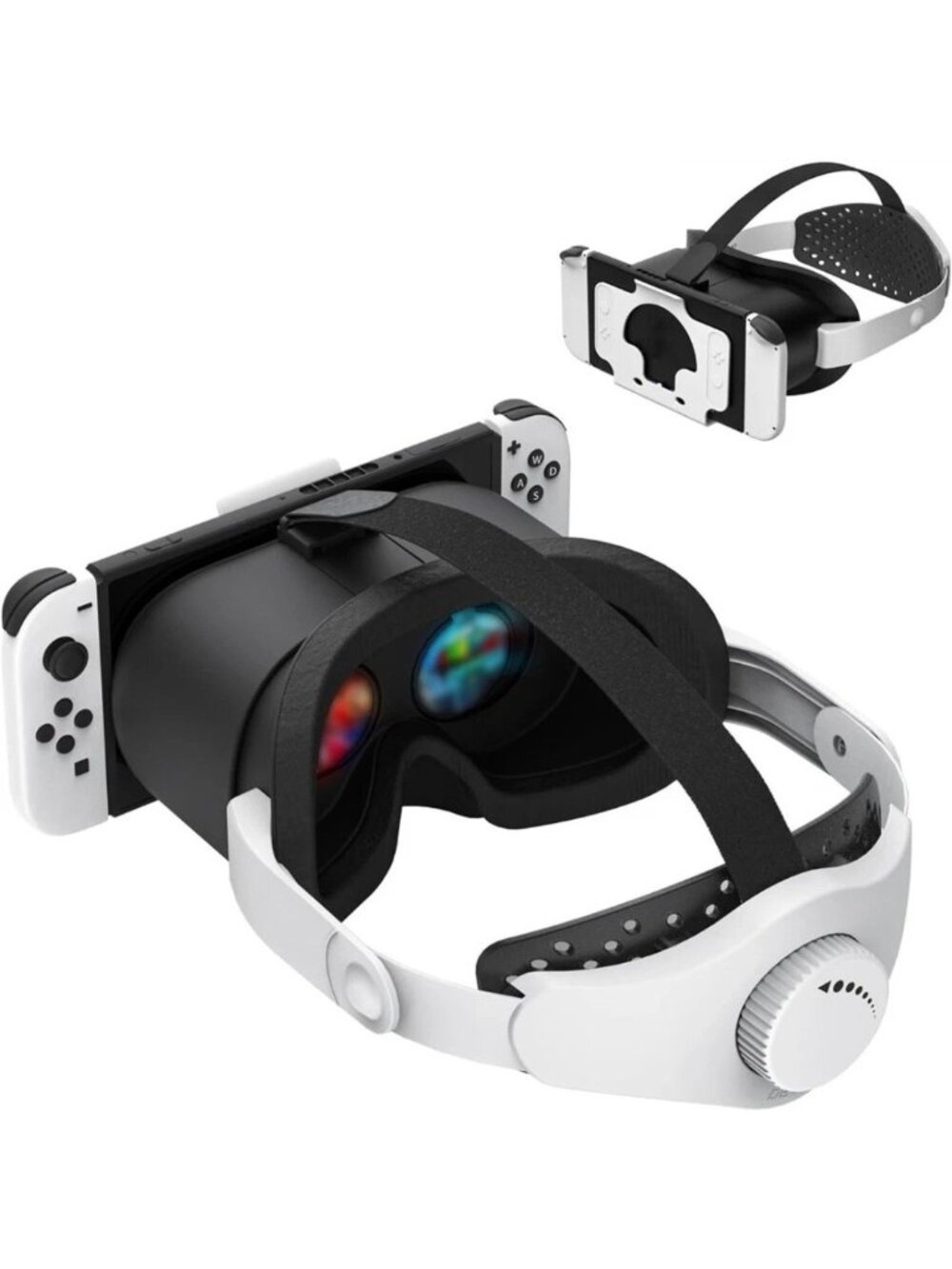 VR Headset for Nintendo Switch OLED VR Glasses W/ Adjustable Lens Head Straps